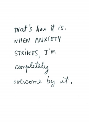 Catherine Lepage illustration on anxiety
