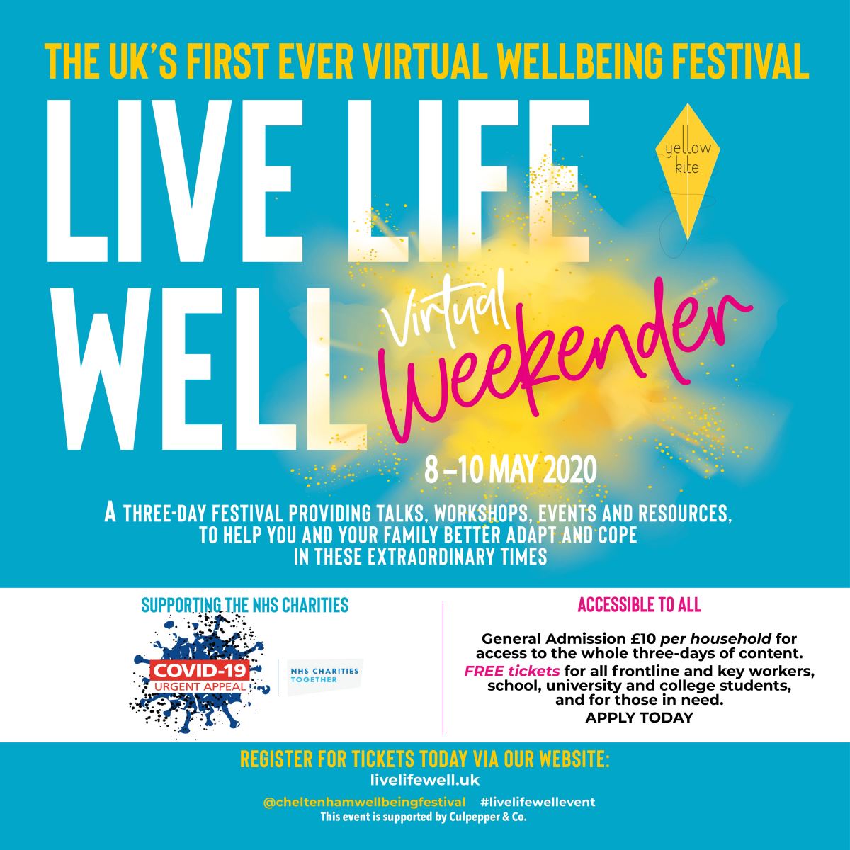 Join the UK's First Virtual Wellbeing Festival